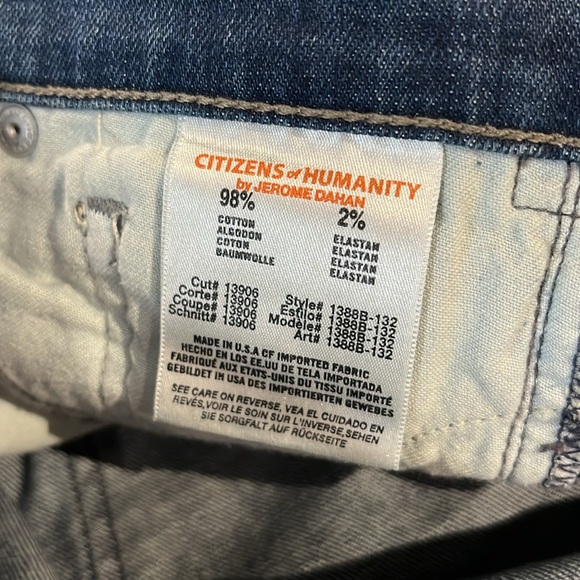 Citizens of Humanity Thompson True Medium Rise Cropped Skinny Jeans - Picture 12 of 12